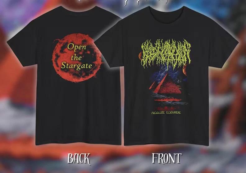 Blood Incantation – Absolute Elsewhere Album Artwork | Gildan Heavy Cotton tee S