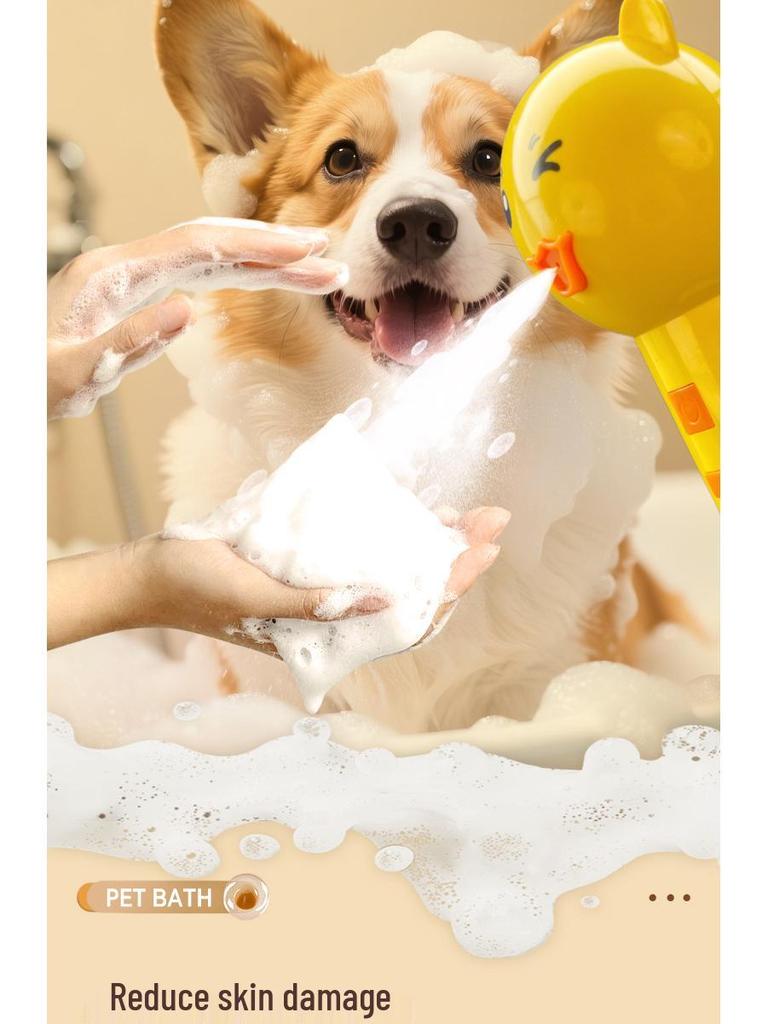 Evcil Hayvan Köpüklü Banyo Duş Köpürtücü - Tek Tuşlu Köpek ve Kedi Yıkama Seyreltme Makinesi