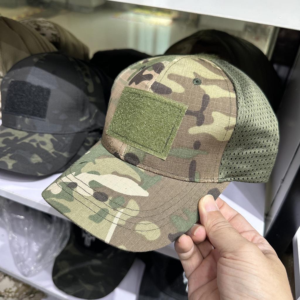 Military Fan Outdoor Camouflage Baseball Net Hat, Special Forces Tactical Camouflage Hat, Skull Sunshade Velcro Cap