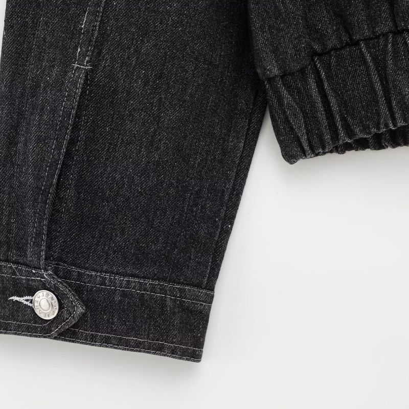 Kaslead New Arrival Women's Clothing Fashion Style Fashion Simple Denim Baggy Coat Casual Pants Suit