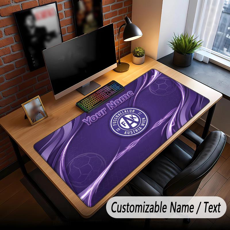 Large Mouse Pad Austria Wien FC Print Custom Name Text Desk Mat for Office Gaming