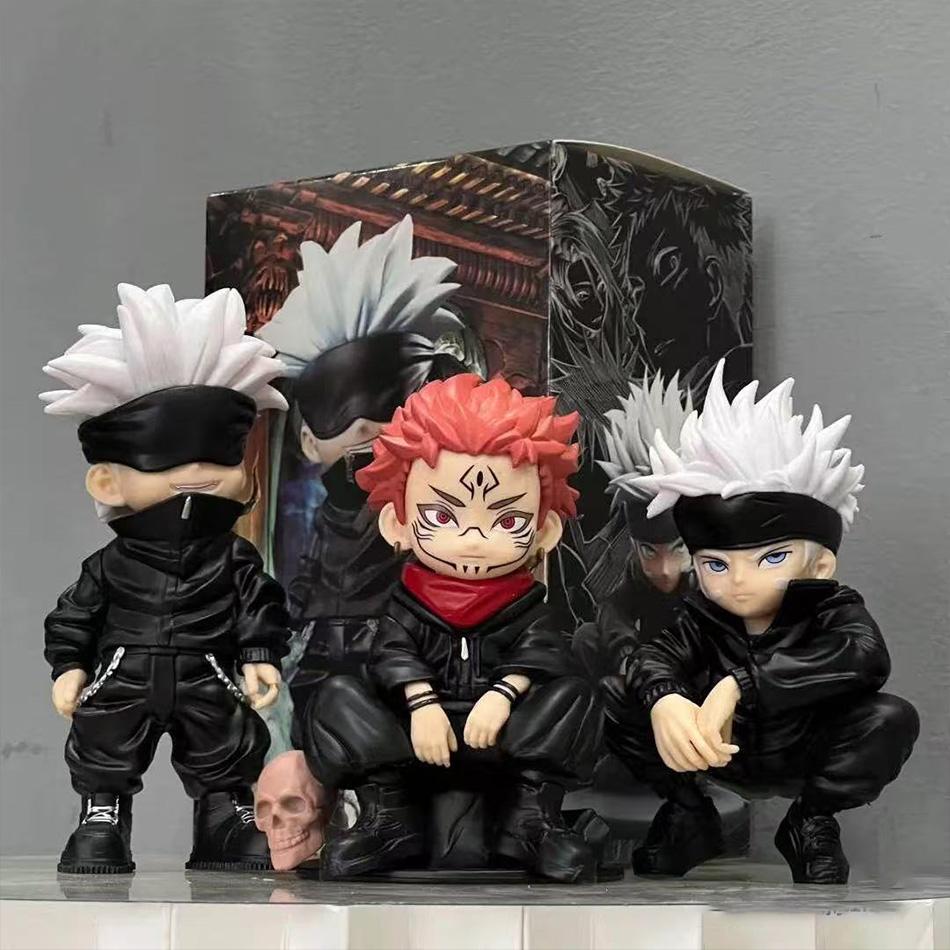 3 Style Jujutsu Kaisen Anime Figure Satoru Gojo Action Figure Lord Of The Curse Sukuna Figurine Collection Model Dolls Toys