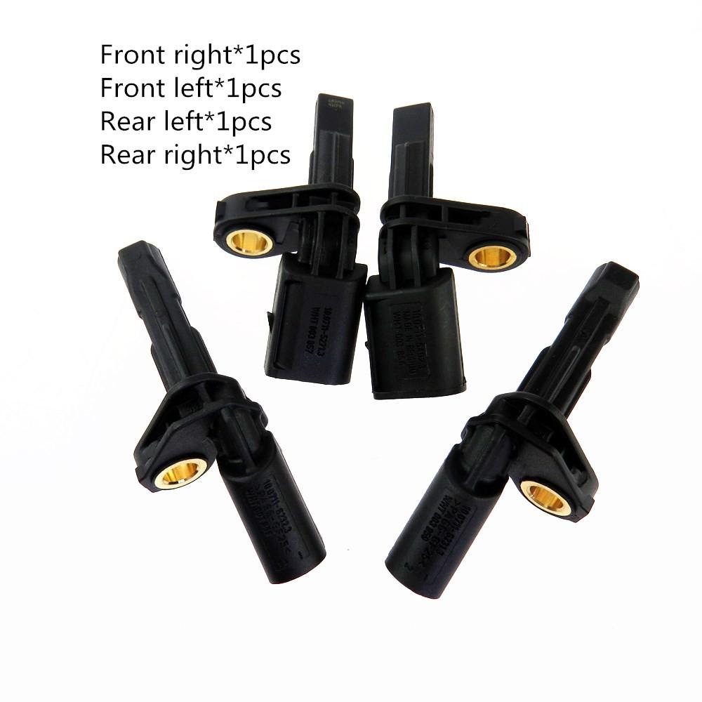 2 Pcs ABS Wheel Speed Sensor Set for Golf Mk3 Mk4 Bora Jetta Beetle A3 TT 1J0927803 1J0927804 1J0 927 807 1J0 927 807B