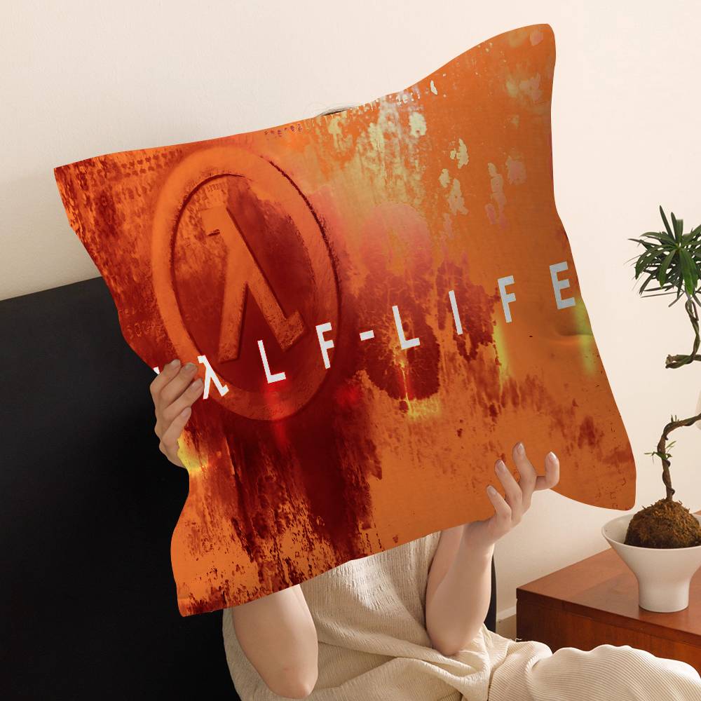 Spiel Half Life Kissenbezug Polyester Sofakissen Dekorative Wurfkissen Heimdekoration Kissenhülle