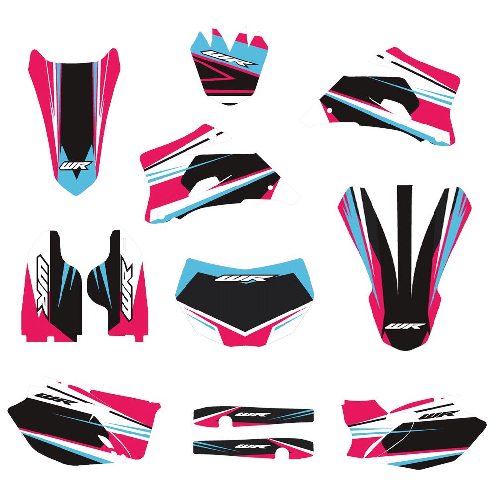Complete Off-Road Sticker Set for YAMAHA WR450F (2007-2011) & WR250F (2007-2013)