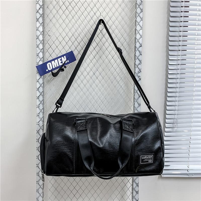 IELGY PU hand-held travel bag large capacity short-distance luggage bag