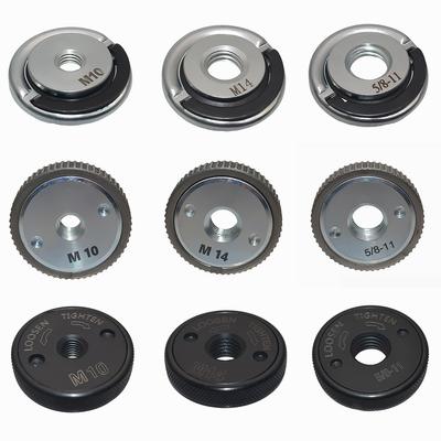 M10 M14 5/8 Zoll -11 Gewinde Winkelschleifer Selbstverriegelnde Druckplatte Schnellspann-Flanschmutter Spannfutter