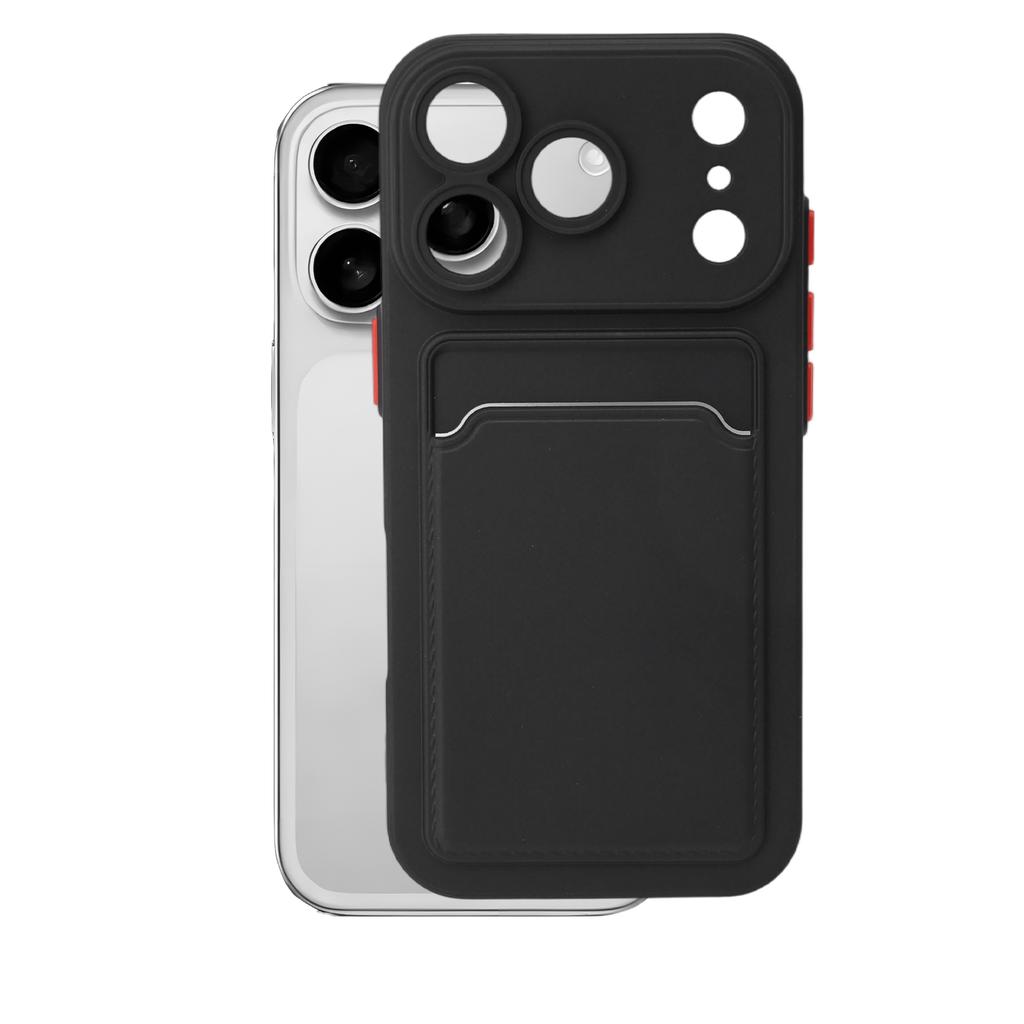 Card Bag Slot Holder Wallet Phone Case for IPhone 17 ProMax 17 Air 17Pro Shockproof Anti-scratch Soft Phone Covers for IPhone17