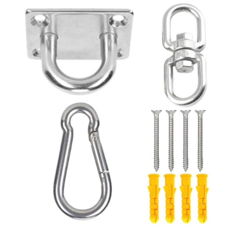 Outdoor Patio Rectangle Awning Attachment Set Stainless for Sun Shade Sail Canopy Fitting Heavy Duty Shade Sail Hardware