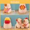 Burger Capybara Fries Apron Shaped Plush Doll Childrens Birthday Gift Home Decor