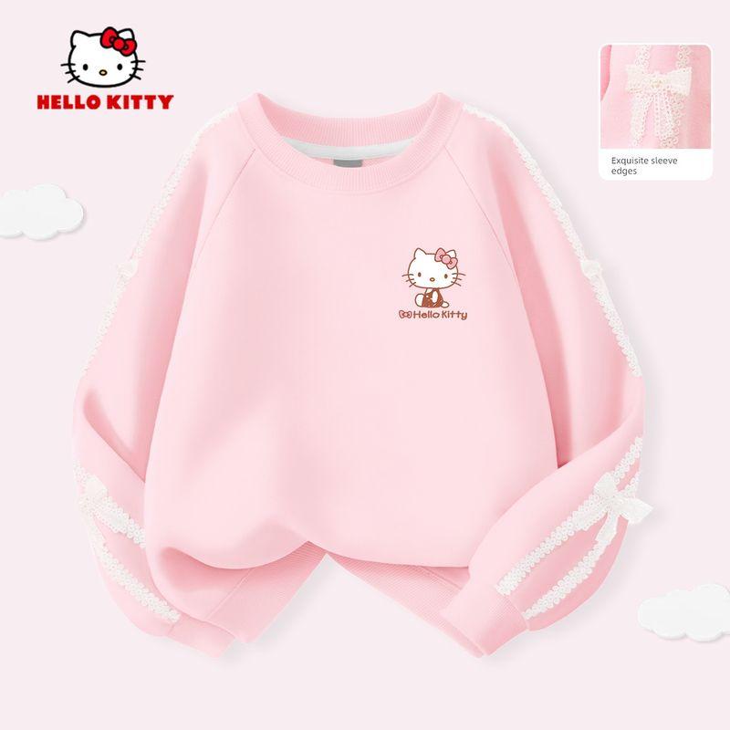 My Melody Girls' Sweatshirt Spring 2026 New Sweet and Cute Children's Long-Sleeved Top Stylish Girls' Base Shirt