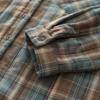 Women's Stylish Long-Sleeve Quilted Plaid Shirt - Warm, Padded Base Layer for Autumn/Winter