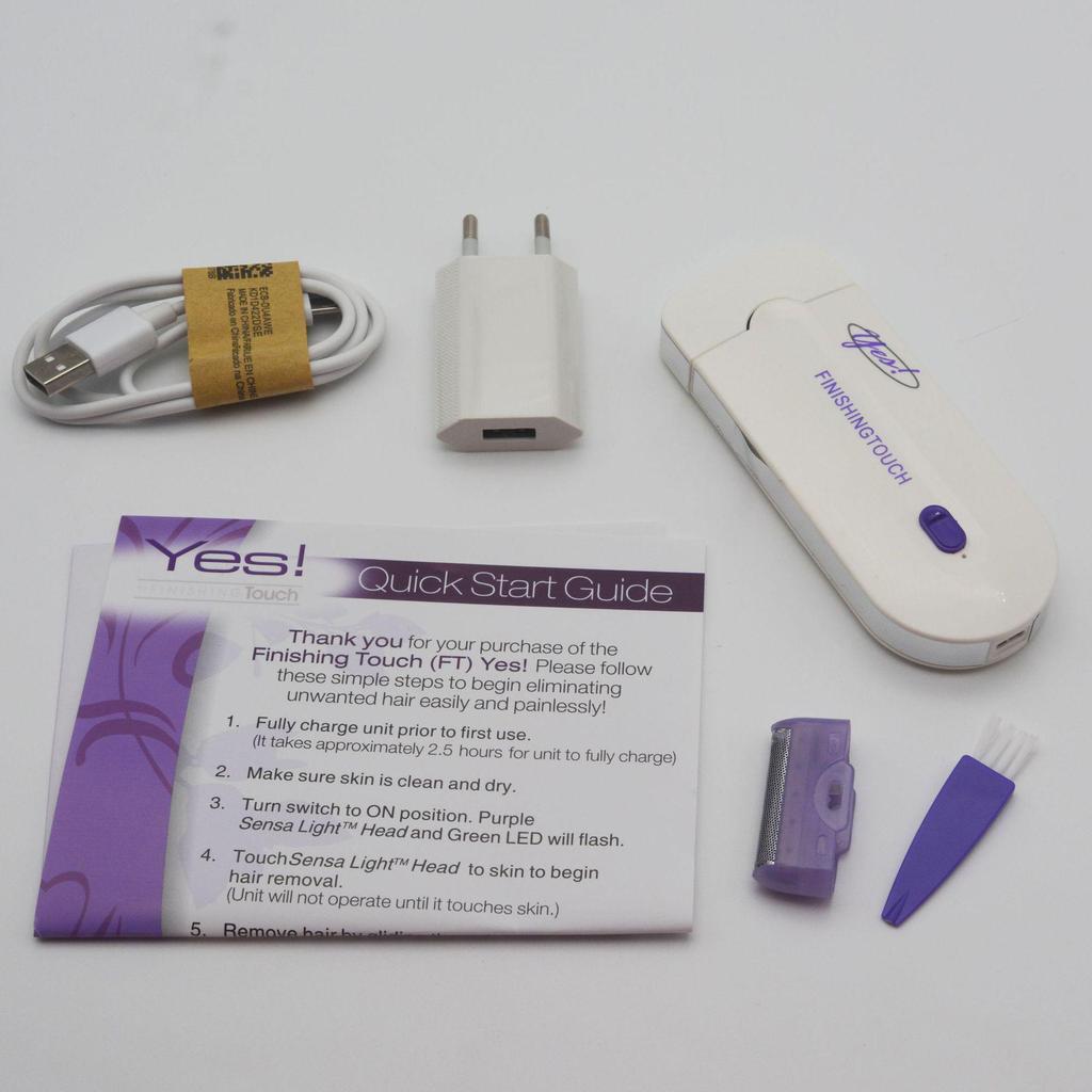 Electric Blue Light Induction Shaver for Ladies - Hair Removal Device