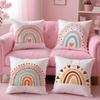 Rainbow Print Pillow Case Pattern Printing Pillowcase Living Room Sofa Cushion Cover Bedroom Room Decor