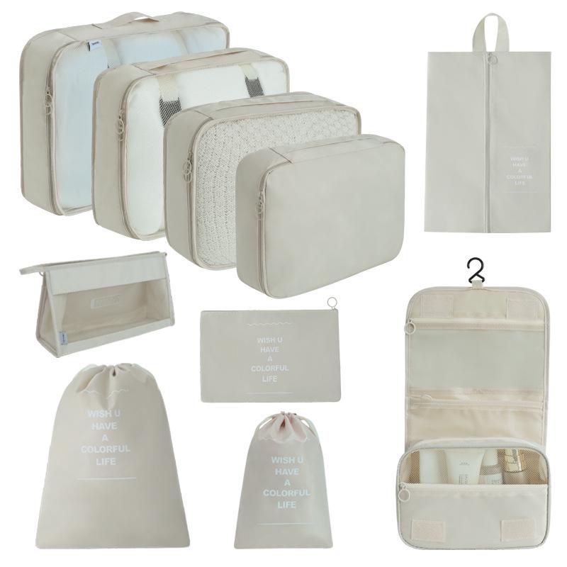 7-Piece Travel Storage Bag Set for Clothing and Luggage Organization