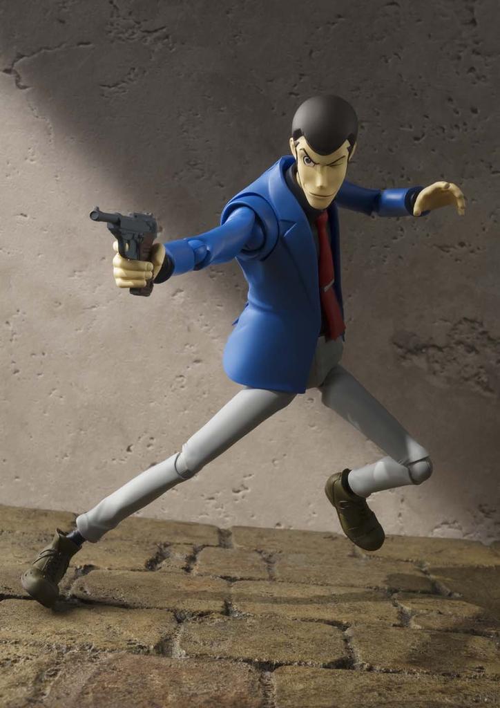 TAMASHII NATIONS Lupine the Third 150mm malovaná pohyblivá figurka SHFiguarts cca. ABS a PVC