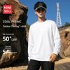 MINISO Men's Quick Dry Color Block Long Sleeve T-Shirt