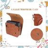 HIYQIN Instax Case, FUJIFILM Instax SQUARE SQ6 Camera Bag, Protective Camera Case with Shoulder Strap, Back Snap Button, PU Leather (Brown)