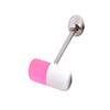 10Pcs Unisex Acrylic Pill Tongue Barbell Nipple Ring Stud Body Piercing Jewelry