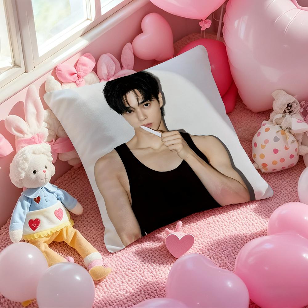 

korean actor Song Kang Cushion Cover Pattern Printed Pillowcase for Living Room Sofa Cushion Cover & Bedroom Decor 12x12Inch