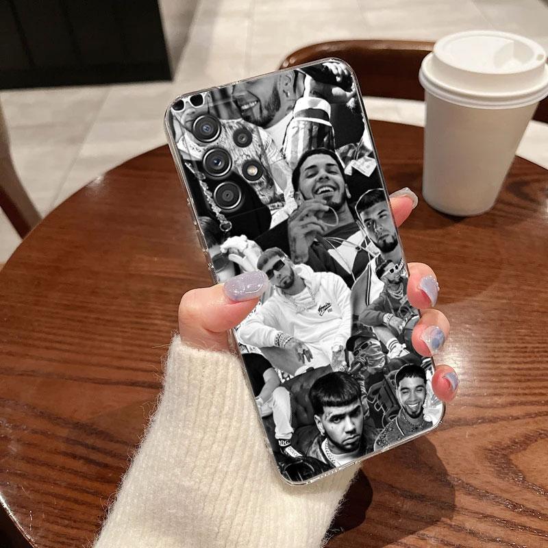 Anuel AA Real Hasta La Muerte Clear Phone Case For Samsung Galaxy A56 A57 A37 A55 A54 A36 A26 A25 A16 A17 A07 A52 A73 A53 Cover
