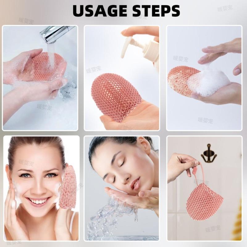 Xiaomi Exfoliating Bath Glove Soft Massage Sponge Honeycomb Body Scrubber Bath Brushes Deep Cleansing Shower Mitt for Dead Skin Removal