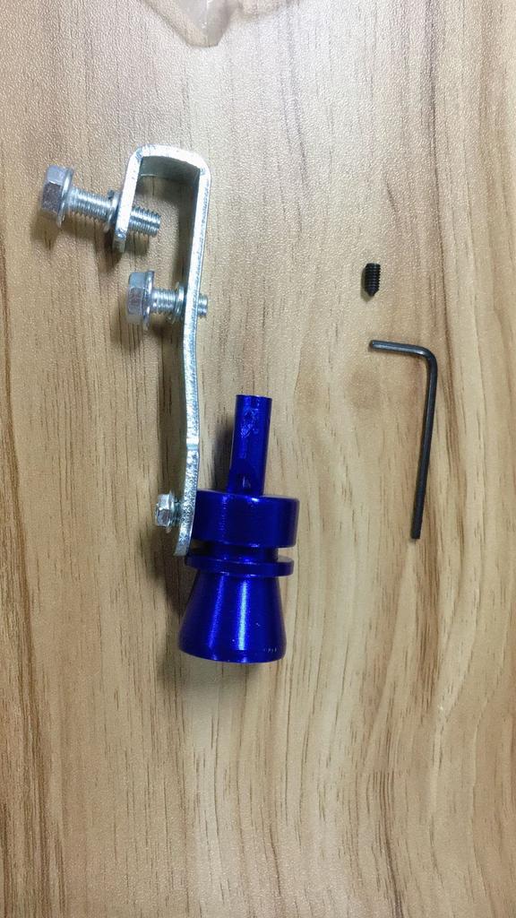 Yctze Turbo Whistle Exhaust, Blue Car Turbo Sound Whistle Tail Throat Muffler Exhaust Pipe Whistle Car Turbo Whistle (TC-M))