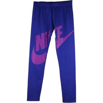 Letter Print Sports Training Tight Pants Kids Bottoms Blue Purple 728406-513