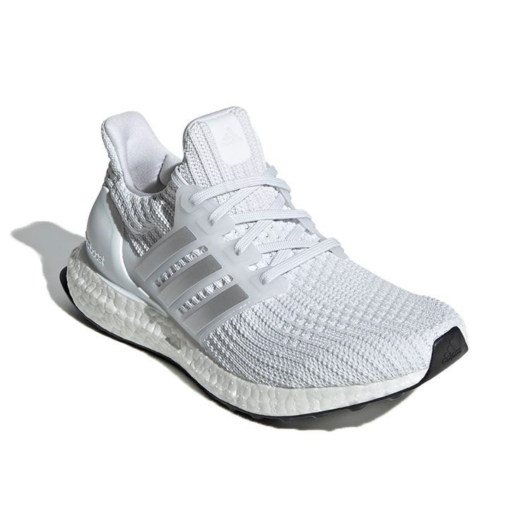 Adidas  UltraBoost 4.0 DNA White Silver Metallic Women Sneakers Cloud-White Core-Black FY9333