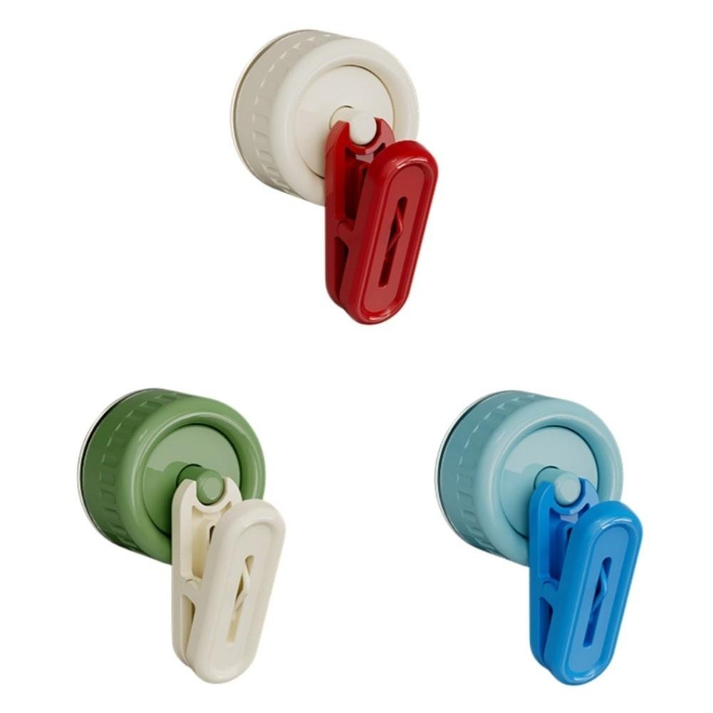 Wall Mounted No Drill Hook Space Saving Drying Sock Clip Hat Clip Suction Cup Storage Clip  Kitchen
