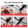 Induction Bike Seatpost Taillights Bicycle Lights Taillights Bike Rear Light Safety Warning Lamp