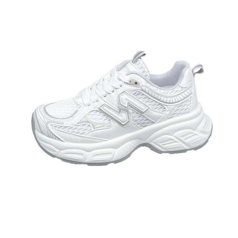 Thin dad shoes women's summer new versatile thick-soled breathable mesh lightweight casual sports shoes tide