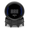 Smoked Len 0-35V Voltage Digital 52mm Gauge Voltmeter BLUE LED VOLTS Car Meter for Universal Gasoline Racing Car 12V