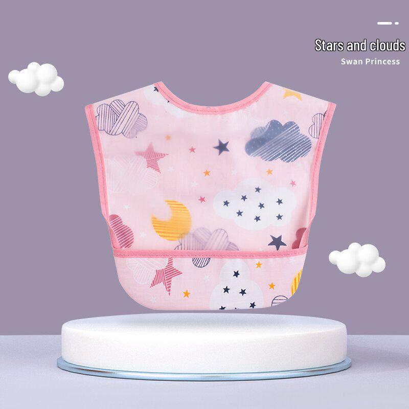 All-Season Pure Cotton Sleeveless Baby Bibs | Lightweight Infant Coveralls for Mealtime