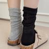 Simple And High-End ~ Early Autumn Diamond Lattice Small Fragrance Style Socks Women'S Hollow Mesh Calf Pile Socks