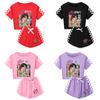 Kpop Demon Hunters Saja Jongens Print Volwassen Kind Korte Mouw Korte Broek Familie Pyjamaset Voor Gezellige Nachtkleding