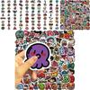 90 Cartoon Oldschool Graffiti Stickers Waterproof Wholesale For Suitcases Pens Guitars Notebooks Retro Style