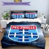 3pcs Duvet Cover Set (1*Duvet Cover + 2*Pillowcase, Without Core), PEC Zwolle Print Bedding Set, Bedroom Decor, All‑Season, Birthday Gift