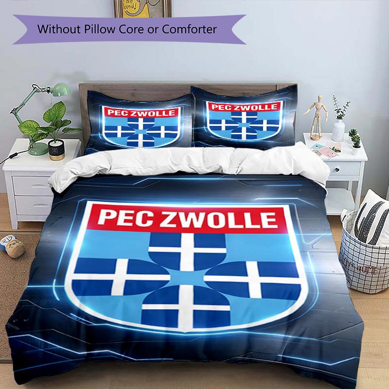 3pcs Duvet Cover Set (1*Duvet Cover + 2*Pillowcase, Without Core), PEC Zwolle Print Bedding Set, Bedroom Decor, All‑Season, Birthday Gift