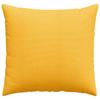 Sofa Cushions 2 Pieces Light Yellow 45 x 45 cm Corduroy Fabric