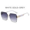 Glamour Luxury D Brand Sunglasses For Men And Women Stylish Rimless Oversize Fashion Glasses Unisex Trend Eyewear UV400