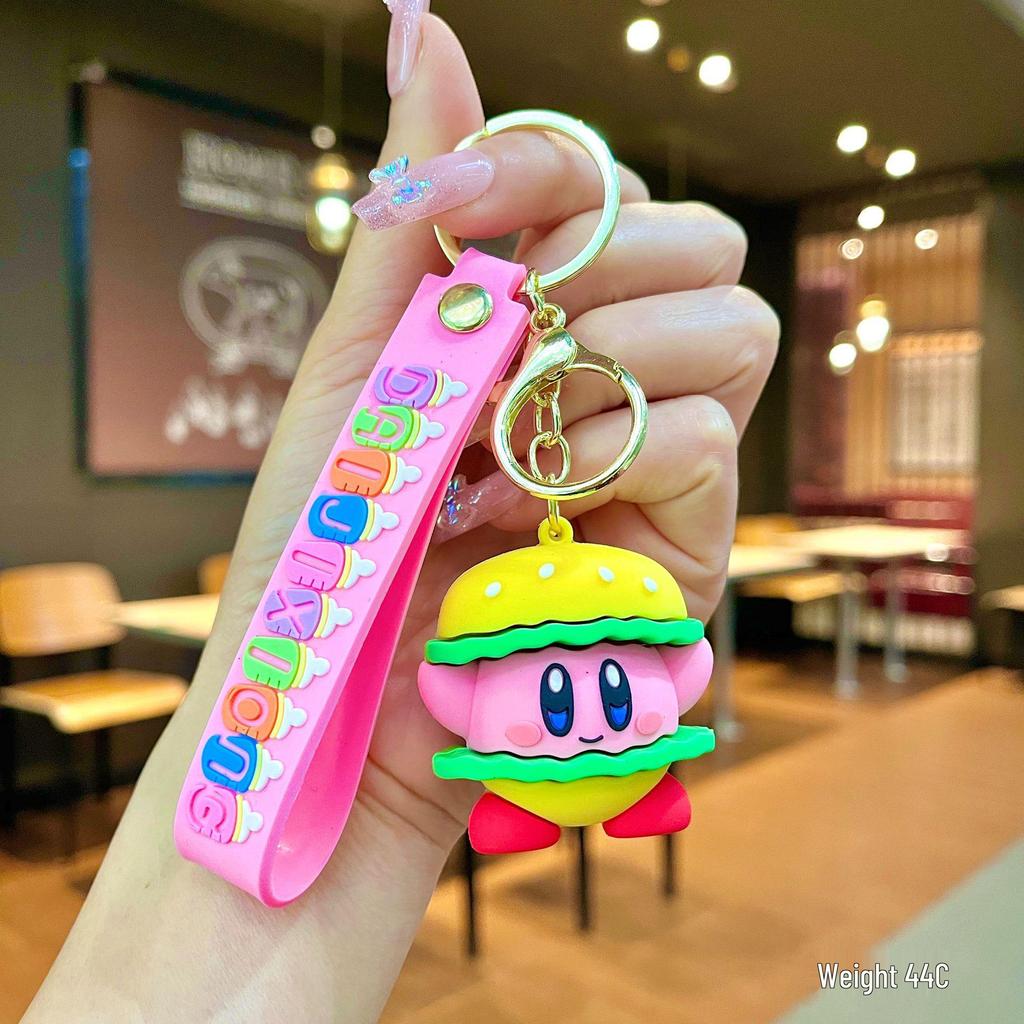 Kirby Second Gen Keychain: Cute Cartoon Figure for Backpacks & Gifts