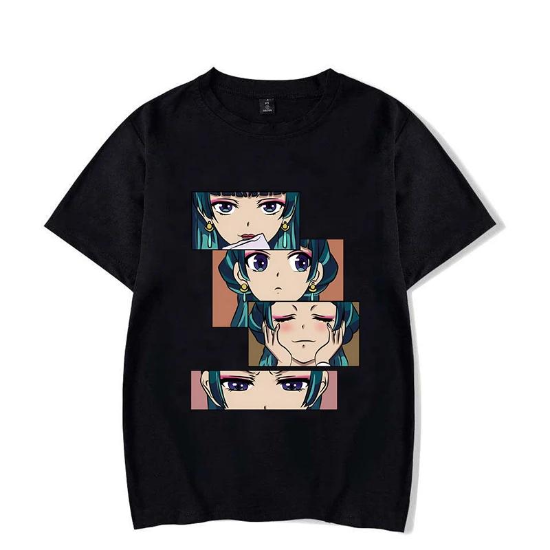 Hot The Apothecary Diaries Printed T-Shirts For Women Short Sleeve Funny Anime Maomao Round Neck Tee Shirt Casual Summer Tops