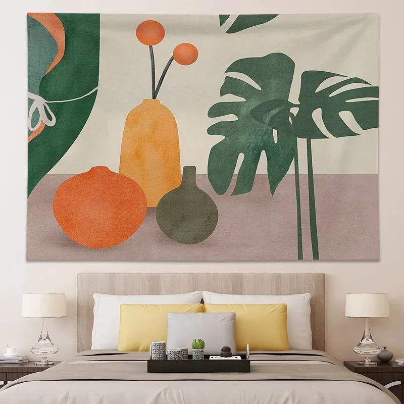 Fruit Pattern Simple Illustration Style Hanging Cloth Home Wall Decoration Tapestry Bedroom Living Room Tapestry