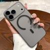 Ultra Thin Matte Clear For Magsafe Case for iPhone 17 Air 16 15 14 Plus 13 12 11 Pro Max Magnetic Wireless Charge Cover