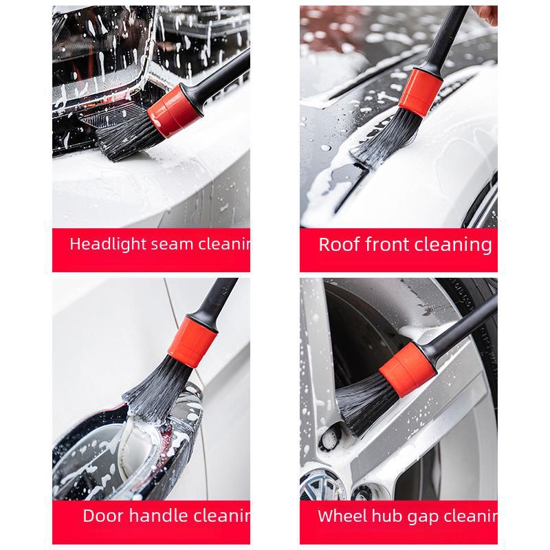 Dual-Purpose Car Wash Soft Brush for Interior Cleaning
