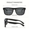 7Pairs Special Offer Square Polarized Sunglasses Anti Glare Sun Shades For Summer Party Vacation Travel Driving Fishing Glasses