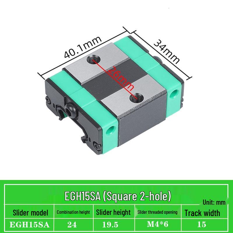 Precision Linear Guide Block Assembly EGH/EGW Series (15-65) CA SC