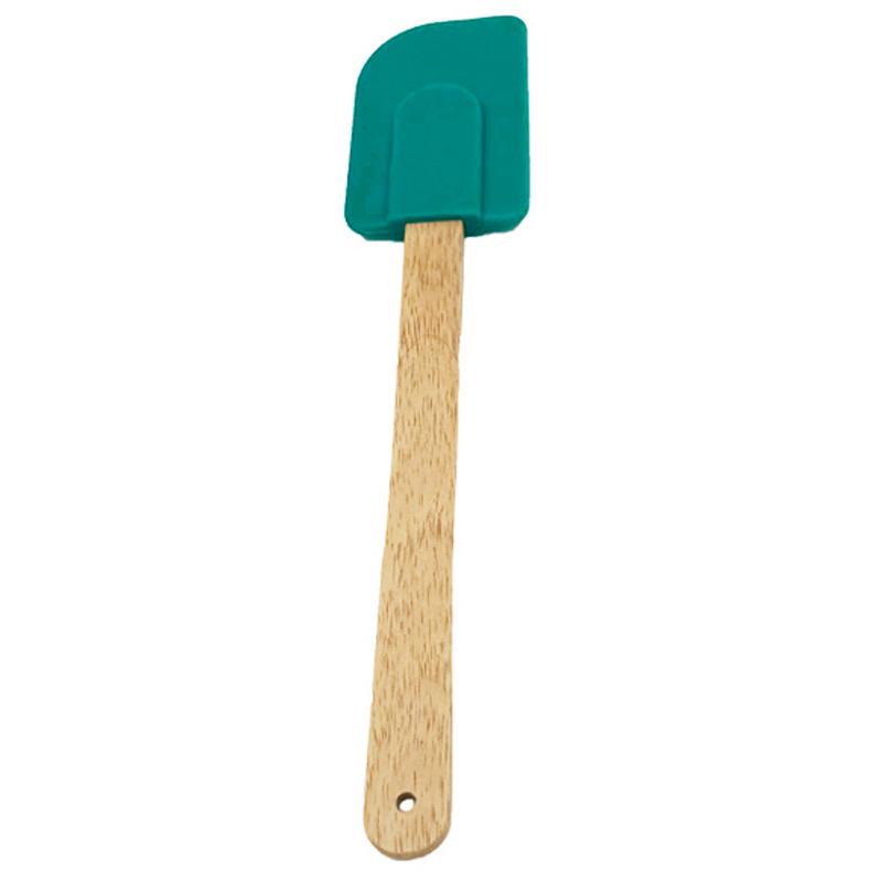 Multi-functional Detachable Silicone Spatula & Scraper with Wooden Handle