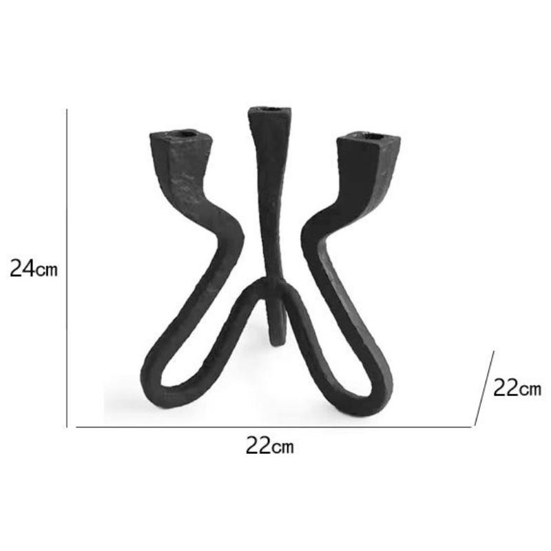 

Modern Decorative Candle Holder Elegant Candle Holders Aesthetic Living Room Candlestick Luxury Candlesticks Table Decorations чёрный